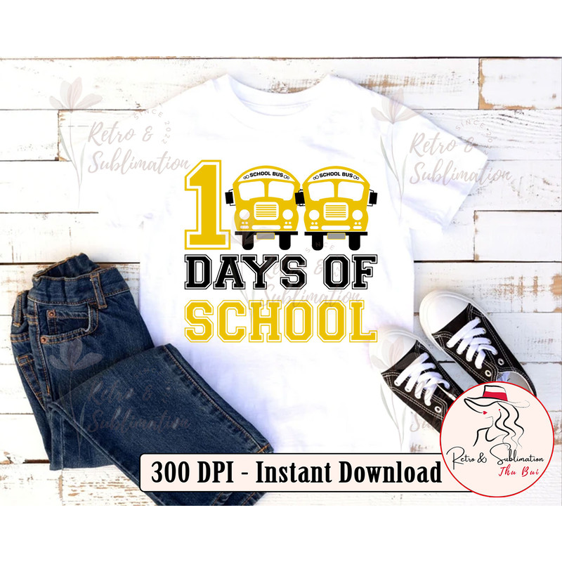 100 Days Of School, School Svg, School Clipart, Bus Svg, School Teacher, Svg Fifes For Cricut, Back To School Svg, Svg Files - 4.jpg