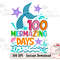 100 Days Of School, School Svg, School Clipart, Mermaid Svg, School Teacher, Svg Fifes For Cricut, Back To School Svg, Svg Files - 1.jpg