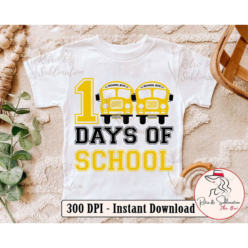 100 Days Of School, School Svg, School Clipart, Bus Svg, School Teacher, Svg Fifes For Cricut, Back To School Svg, Svg Files - 5.jpg