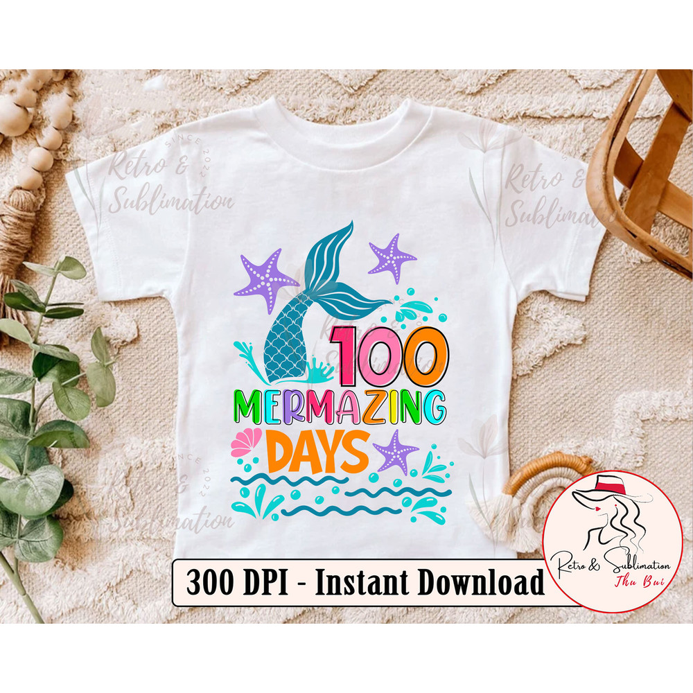 100 Days Of School, School Svg, School Clipart, Mermaid Svg, School Teacher, Svg Fifes For Cricut, Back To School Svg, Svg Files - 5.jpg
