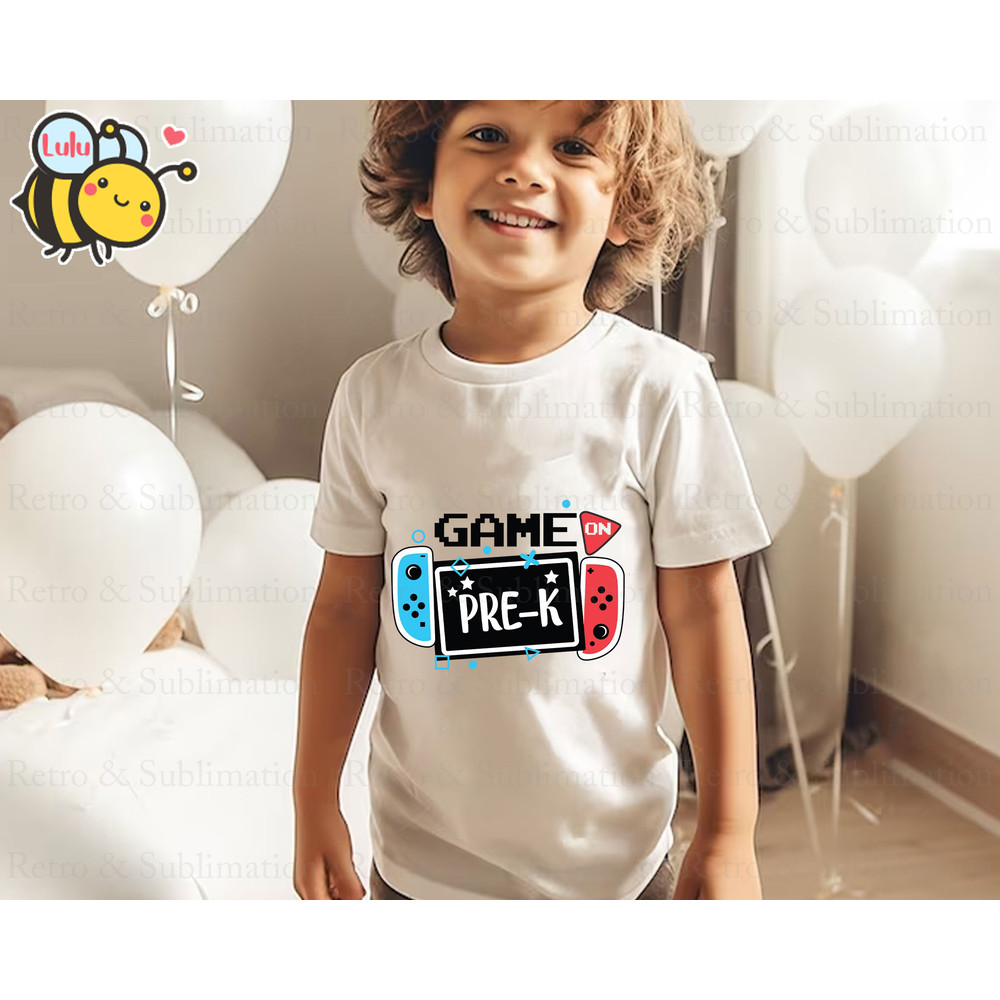 Game On Pre-K Svg, Back to School Svg for Gamers, 1st Day of School for Gamers, Pre-K Grade Svg, Funny Gaming, Video Game Controller - 3.jpg