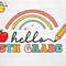 Hello 5th Grade Rainbow Svg, First Day Of School Svg, Back To School Svg, 5th Grade Svg, Boho Rainbow Svg Files for Cricut, Gifts For Kids - 1.jpg