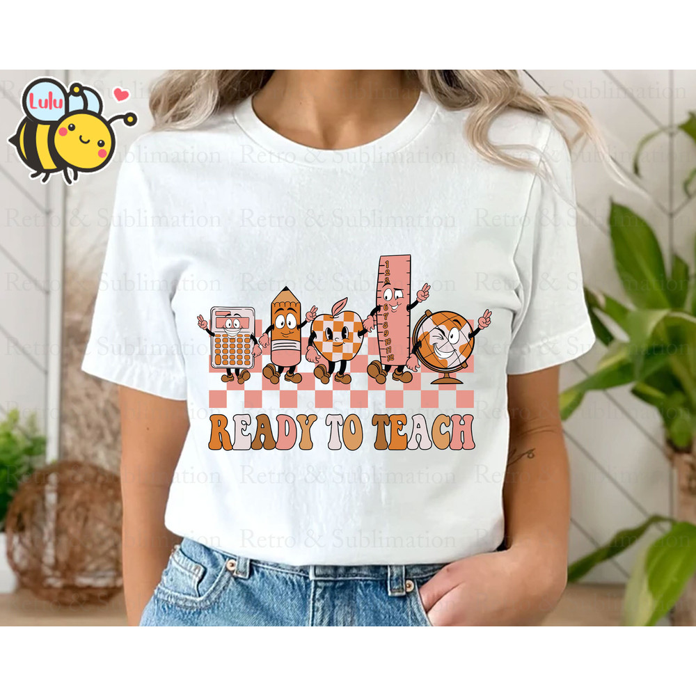Ready To Teach Svg, Teacher Day Svg, Retro Teacher Svg, First Day Of School Svg, Back To School Svg, Gifts For Teacher, Teacher Gift - 6.jpg