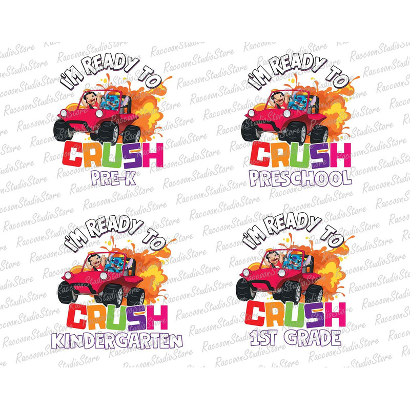 7+ Ready To Crush PNG Bundle, School Grade Bundle, Back To School Png, Love School Png, Cartoon Character Png, Instant Download - 2.jpg