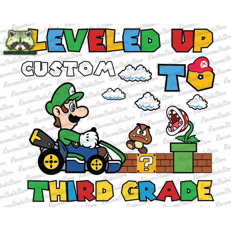 CUSTOM Kiddio Leveled Up To Svg, School Grade Svg, Custom Kids Shirts, Game Lover Kid Svg, Third Grade Svg, Instant Download - 1.jpg
