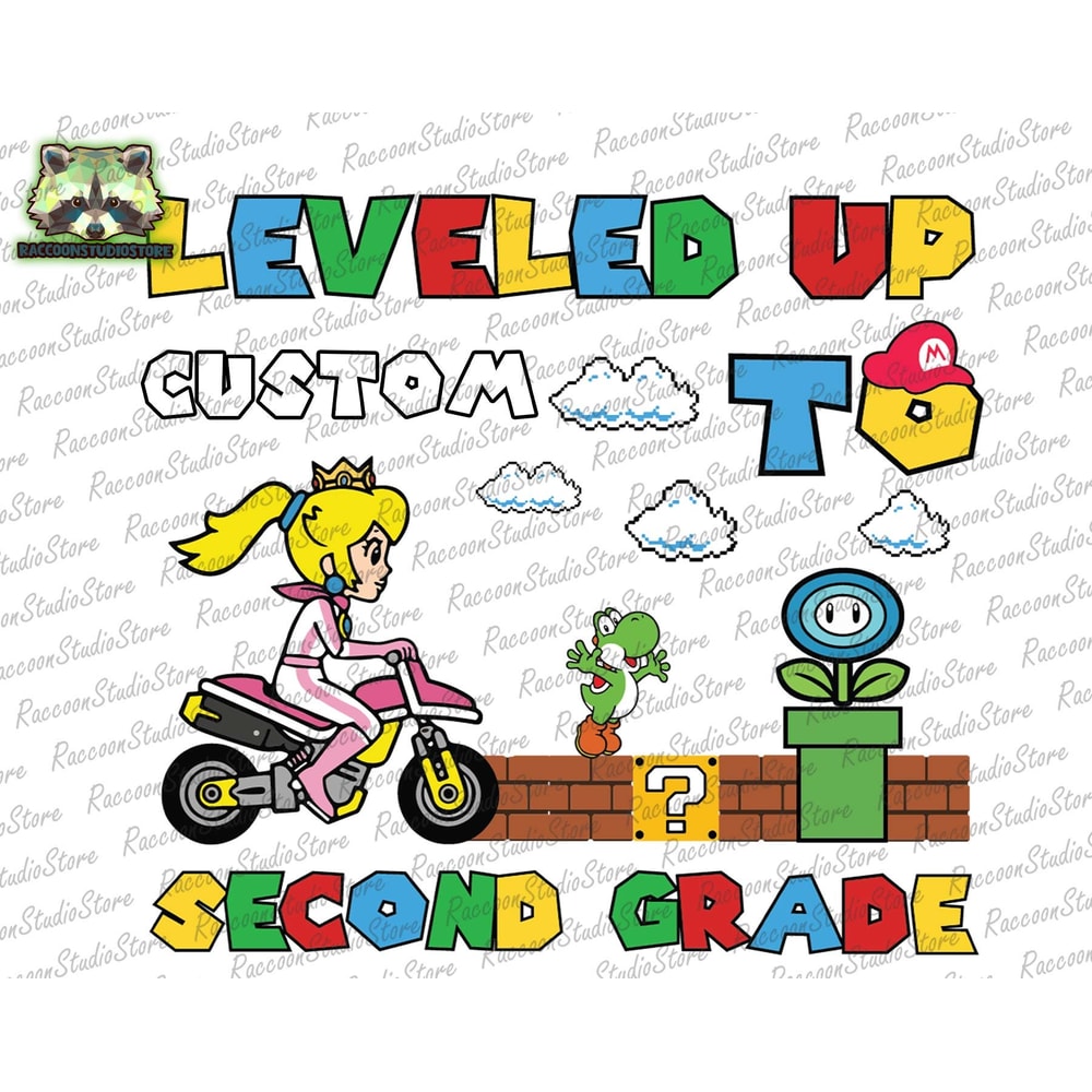 CUSTOM Level Up To Kindergarten Svg, Leveled Up To Kiddio Game Svg, Back To School Svg, Kids Shirt Design, Second Grade, Digital Download - 1.jpg