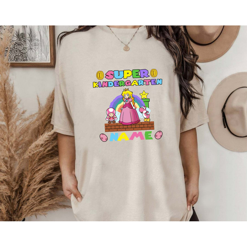 CUSTOM Super Kindergarten Svg, School Grade Svg, Custom Kids Shirts, Game Lover Kid Svg, Third Grade Svg, Peachy Princess, Instant Download - 2.jpg