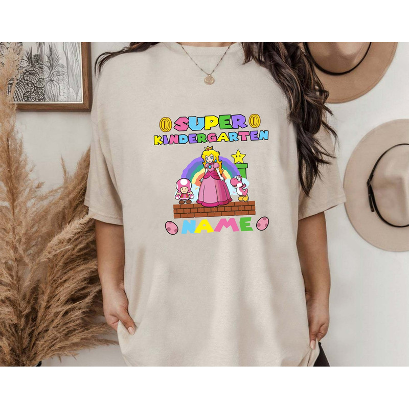 CUSTOM Super Kindergarten Svg, School Grade Svg, Custom Kids Shirts, Game Lover Kid Svg, Third Grade Svg, Peachy Princess, Instant Download - 2.jpg