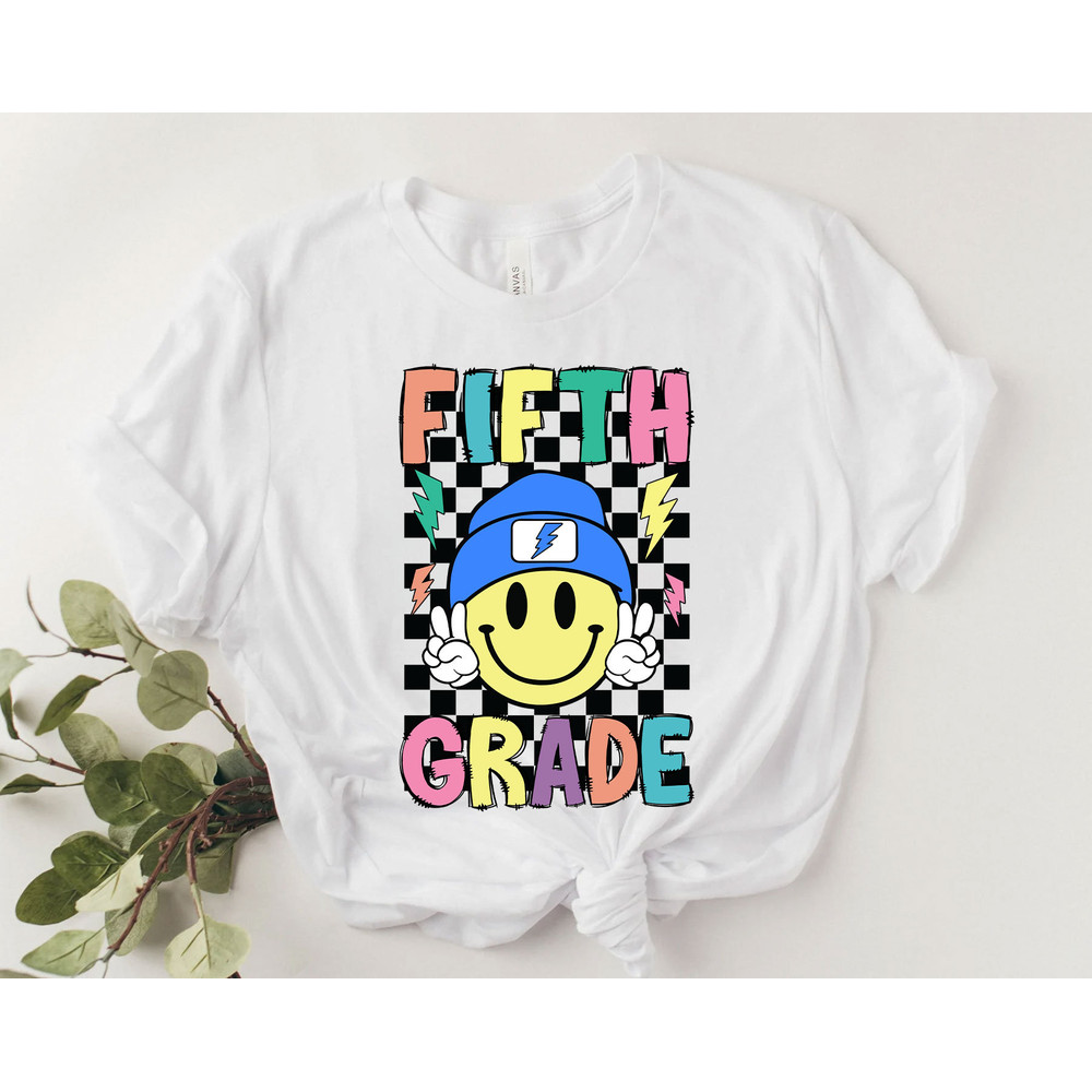 8 Smiley Grade Png Bundle, Smile Face Back To School Png Bundle, Pre-k To Sixth Grade Png, Happy First Day Of School Png, Instant Download - 5.jpg