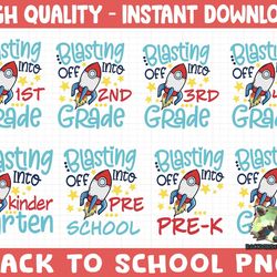 plasting off into school, back to school bundle png, school png, first day of school, shool grade bundle, school childre