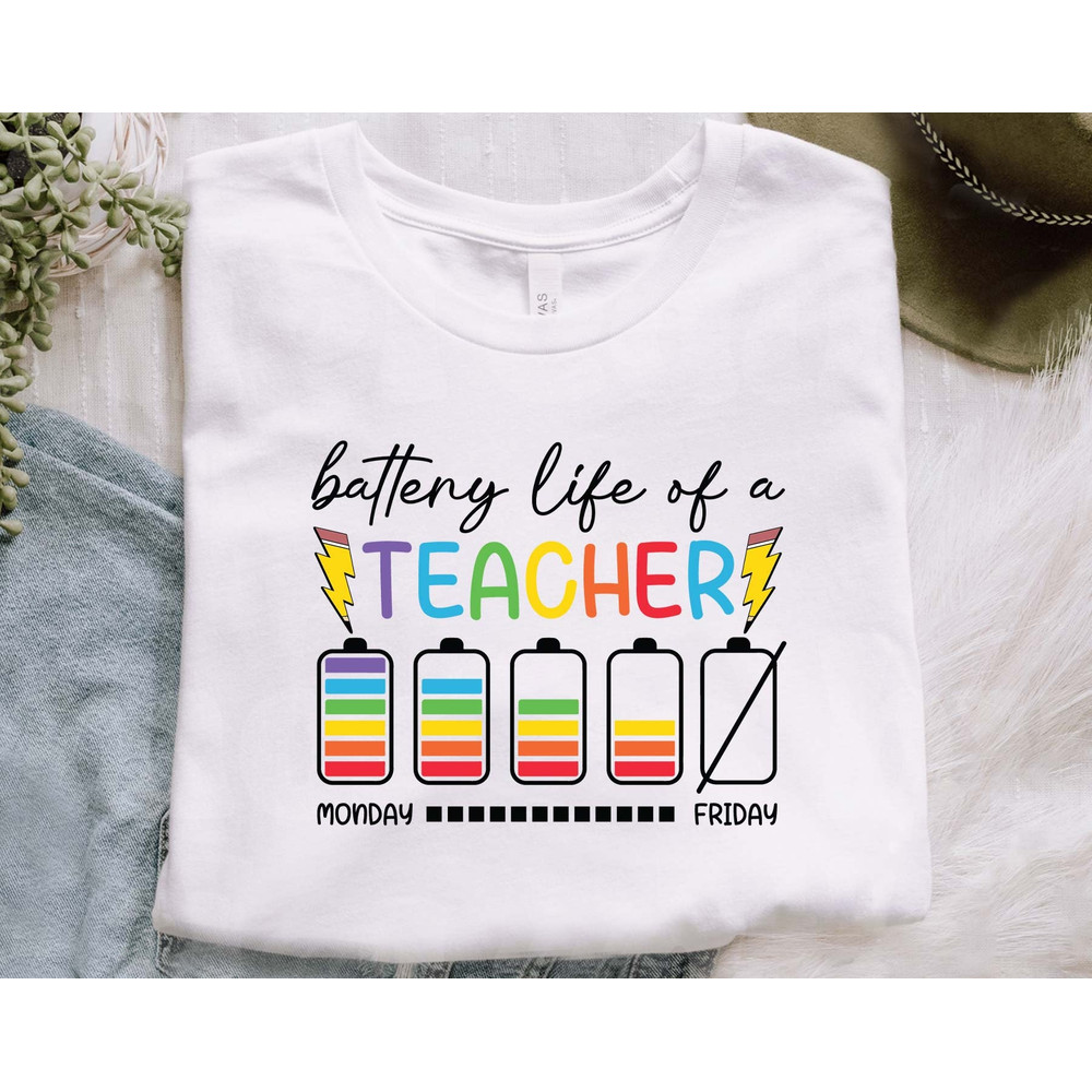 Battery Life Of A Teacher Svg, Monday Teacher, Bolt Teacher Svg, Back To School Svg, Teacher's Day Svg, Teacher Life Svg, Instant Download - 3.jpg