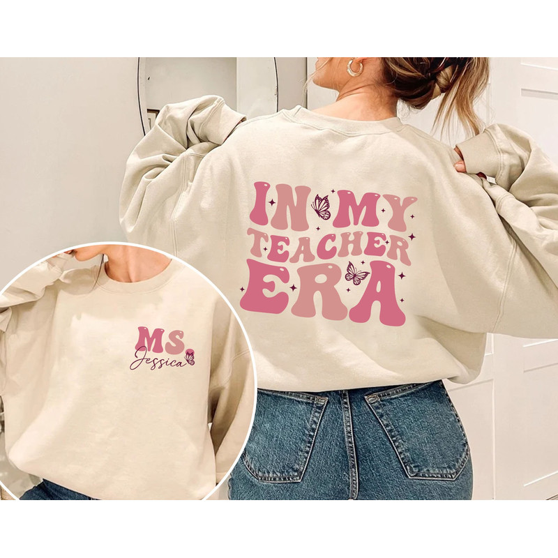 CUSTOM In My Teacher Era SVG, Cool Teacher Era, Custom Name Teacher, Back To School, Teacher Appreciation, Teacher Gift, Instant Download - 5.jpg