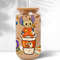Halloween Coffee Cartoon Glass Wrap Png, Spooky Vibes 16oz Libbey Glass Can Wrap Png, Trick Or Treat Can Wrap Png, Sublimation Design - 5.jpg
