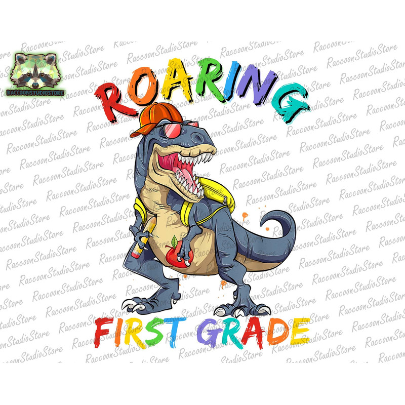 I'm Ready To Crush First Grade Png, Boys Girls Designs, Back To School Png, Dinosaur Preschool Pre K, School 2023, Instant Download - 1.jpg