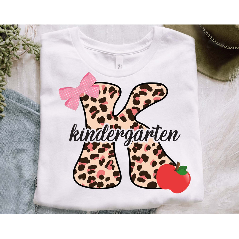 Kindergarten Leopard Png, Hello Kindergarten Png, 1st Day Of School Png, Teacher And Students Png, Pink Kindergarten Png, Instant Download - 3.jpg