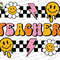 Retro Groovy Teacher SVG, Retro Smiley Face Svg, Teacher Png, Groovy Teacher Svg, Back to School Svg, Groovy Floral Svg, Instant Download - 1.jpg