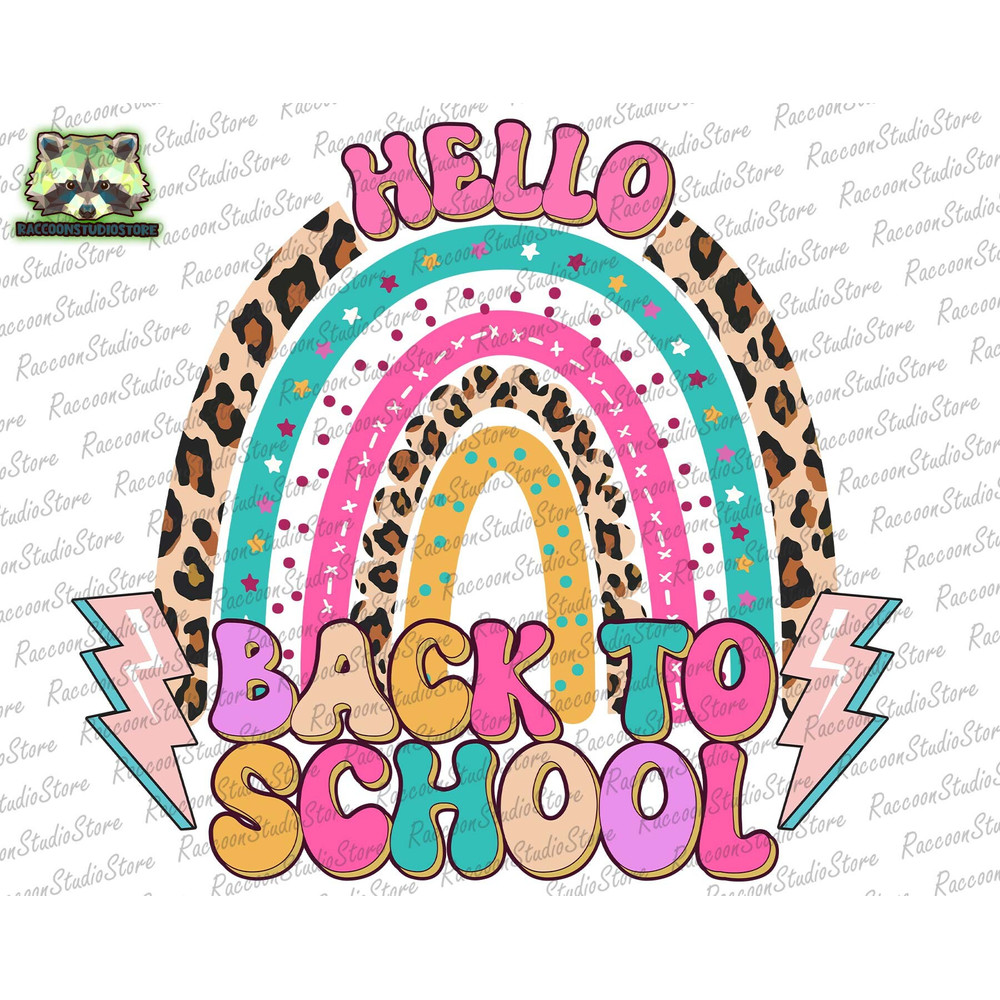 Retro Happy First Day Of School Png, Leopard Back To School Png, School Sublimation, Kindergarten Png, Pre K Png, Instant Download - 1.jpg