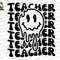 Retro Teacher SVG, School Svg, Teach Svg, Back to School Svg, Teacher Gift Svg, Teacher Shirt Svg, Teacher Smiley Face Svg, Instant Download - 1.jpg