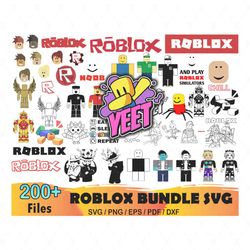 200 roblox bundle svg, roblox svg, roblox printable