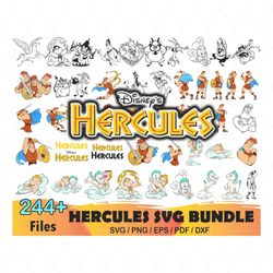 244 disney hercules bundle svg, disney svg, hercules svg