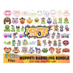 312 bundle muppet babies svg, disney svg, muppet babies svg