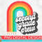 2nd Grade Crew Rainbow Bright PNG Print File for Sublimation Or Print, DTG, School Sublimation, School Designs, Back to School, Teacher - 1.jpg