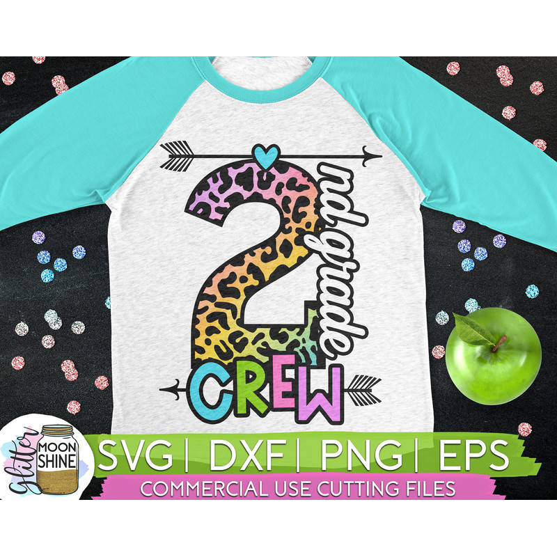 2nd Grade Crew svg eps png cutting files for silhouette cameo cricut, Back to School, First Day of School, Teacher, Teaching, Cute - 1.jpg