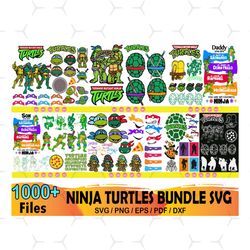 1000 ninja turtle bundle svg, ninja svg, ninja turtle svg