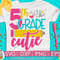 Fifth Grade Cutie svg eps png cutting files for silhouette cameo cricut, 5th Grade Back to School, First Day of school, Teacher, Teaching - 1.jpg