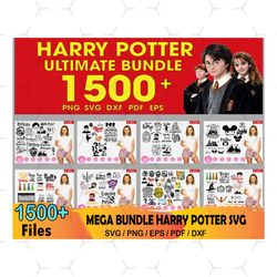 1500 harry potter svg bundle, harry potter svg, harry potter vector