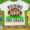 Kicking Off 2nd Grade svg eps png cutting files for silhouette cameo cricut, Boys Back to School, First Day of school, Second Grade Football - 1.jpg