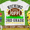 Kicking Off 3rd Grade svg eps png cutting files for silhouette cameo cricut, Boys Back to School, First Day of school, Third Grade, Football - 1.jpg