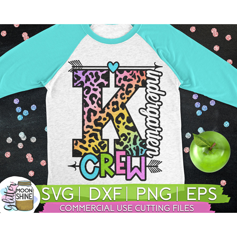 Kindergarten Crew svg eps png cutting files for silhouette cameo cricut, Back to School, First Day of School, Teacher, Teaching, Cute, Pre K - 1.jpg