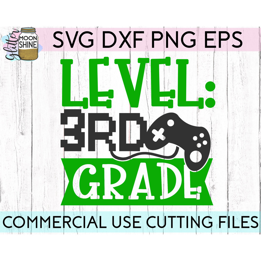 Level 3rd Grade svg eps png cutting files for silhouette cameo cricut, Back to School, First Day of School, Teacher, Teaching, Cute - 2.jpg