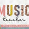 Music Teacher Half Leopard PNG Print File for Sublimation Or Print, Printable, Virtual Teacher, Teaching Designs, Funny Teacher - 1.jpg