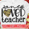 One Loved Teacher Leopard svg eps png dxf cutting files for silhouette cameo cricut, Valentine's Day, Cute, Funny, Sublimation Design - 1.jpg
