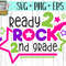 Ready 2 Rock Second Grade svg eps png cutting files for silhouette cameo cricut, Cute Back to School, First Day of school, Teacher, Teaching - 2.jpg