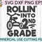 Rollin' Into 2nd Grade svg eps png cutting files for silhouette cameo cricut, Back to School, First Day of School, Teacher, Teaching - 1.jpg