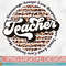 Teacher Circle Leopard Retro PNG Print File for Sublimation Or Print, Retro Sublimation, Teacher, Be Kind, Teaching, School - 1.jpg