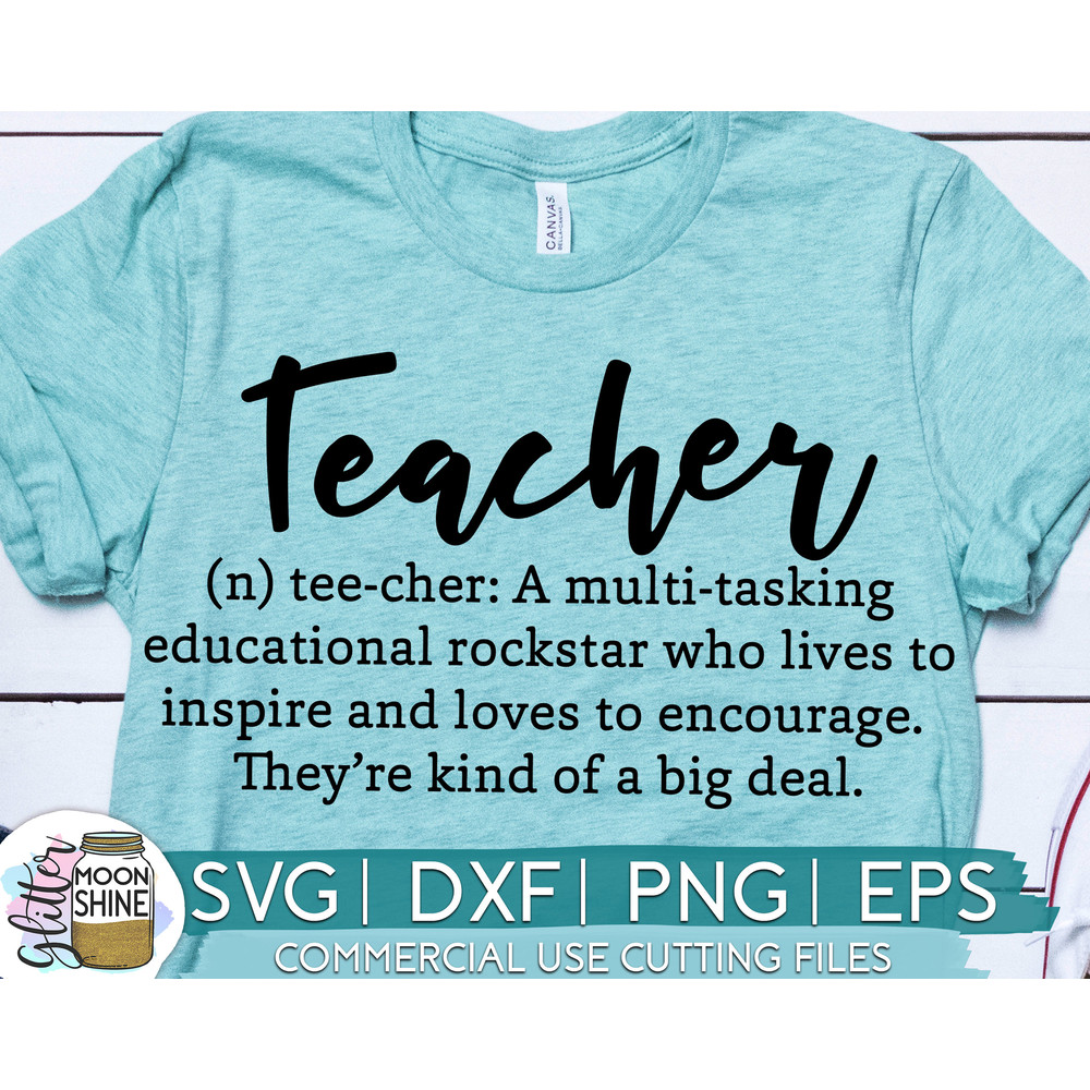 Teacher Definition svg eps dxf png cutting files for silhouette cameo cricut, Teacher svg, Teaching, Back to School, Teacher Quote, Saying - 1.jpg
