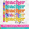 Teacher Life Tie Dye Stacked PNG Print File for Sublimation Or Print, Retro Sublimation, Teacher, Be Kind, Teaching, School - 1.jpg