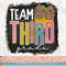 Team 3rd Grade Leopard PNG Print File for Sublimation Or Print, DTG, School Sublimation, School Designs, Back to School - 1.jpg