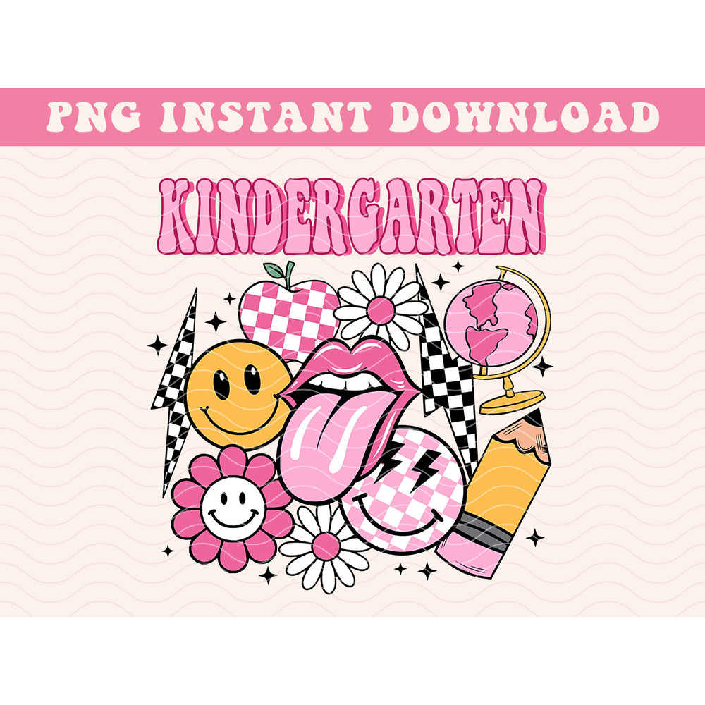 Back to School Bundle, Kindergarten, Pre K PNG, First Day Of School, School Png, Retro PNG, First Second Third Grade Design, School Png - 3.jpg