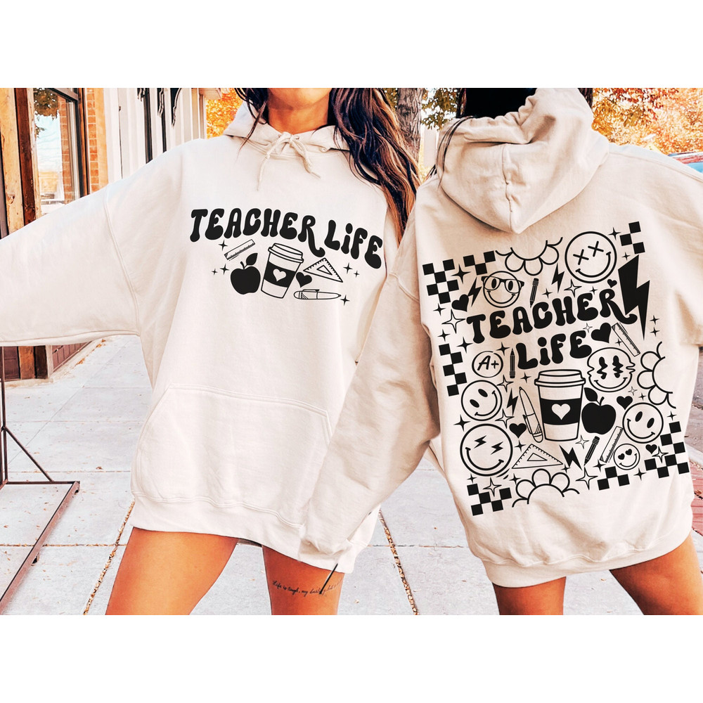 Retro Teacher Life SVG, Teacher Svg, Teacherlife Sublimation Design Png, Retro Teacher Svg, Front and Back Teacher Svg - 2.jpg