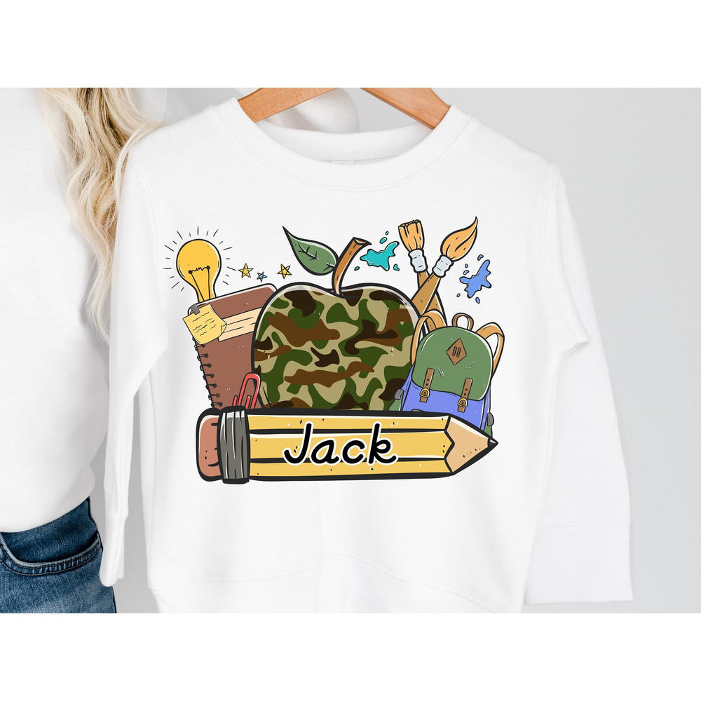 Personalization Back To School Png for Kids, First Day of School Png, Gift for Boy and Girl, Student Teacher Gift, Kindergarten Png - 3.jpg