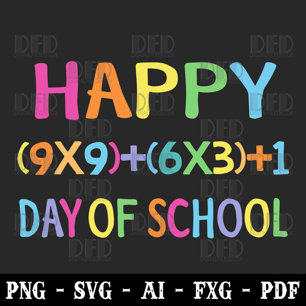 Math Formula 100 Days Of School Svg Png Teacher Boy Girl Gift Svg Png Instant Download file for Cricut - 1.jpg