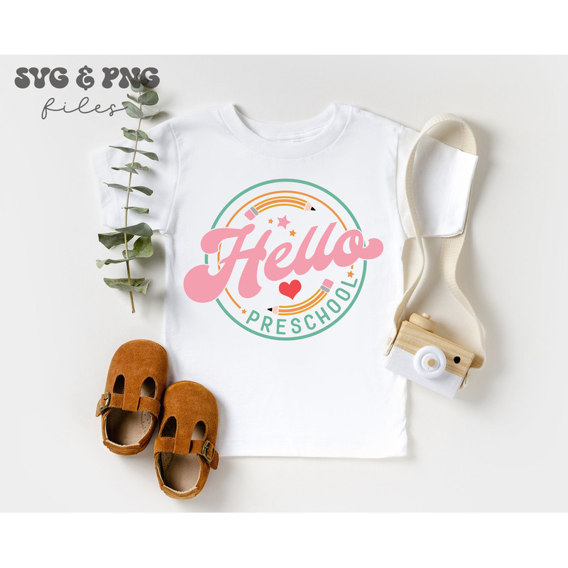 Hello School SVG Bundle, First Day of School svg for shirt, Back to School svg - 5.jpg