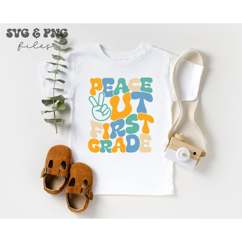 Last Day of School SVG, Peace Out School SVG Bundle, End of School svg, Peace Out Kindergarten svg, Preschool svg, First Grade svg - 3.jpg