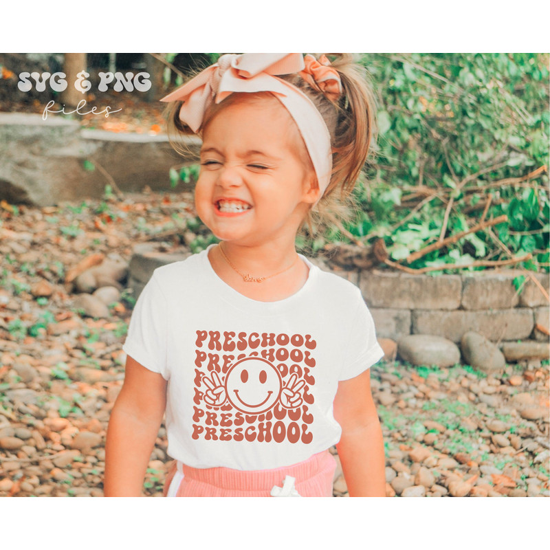 Retro Preschool SVG, Retro Smile Face svg, Back to school svg - 3.jpg