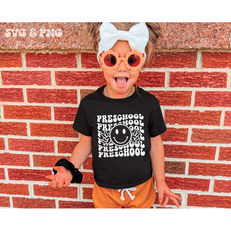 Retro Preschool SVG, Retro Smile Face svg, Back to school svg - 5.jpg